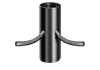 Symalit Kabelschutz-Fundamentrohr PE Serie Standard Typ B 315/72 mm